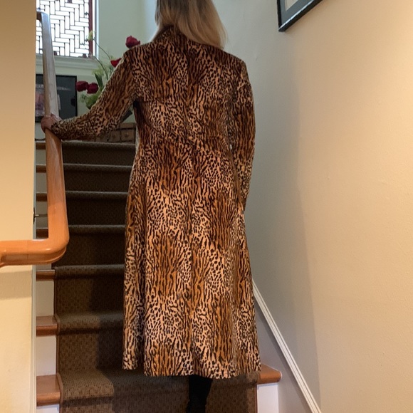 Stylish and versatile  leopard print long jacket or dress XS /S - Picture 10 of 10